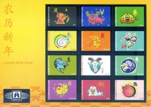 2012 Chinese Zodiac.