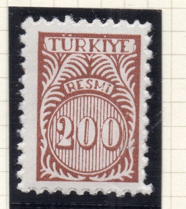 Turkey 1959 Early Issue Fine Mint Hinged 200p. NW-17692