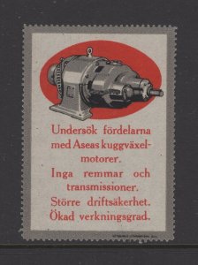 Sweden 1930's era ? label for ASEA brand motors.  F-VF MNH