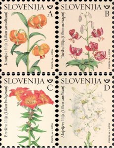 Slovenia 2024 MNH Stamps Flowers