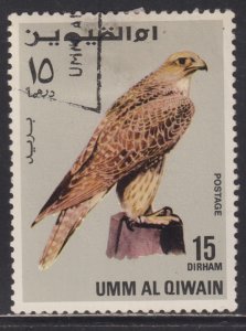 UAE Umm Al Qiwain Unlisted Birds of Prey Issue 1968