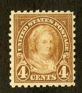 US 585 MNH F/VF SCV $37.50 BIN $17.50 MARTHA WASHINGTON (2)