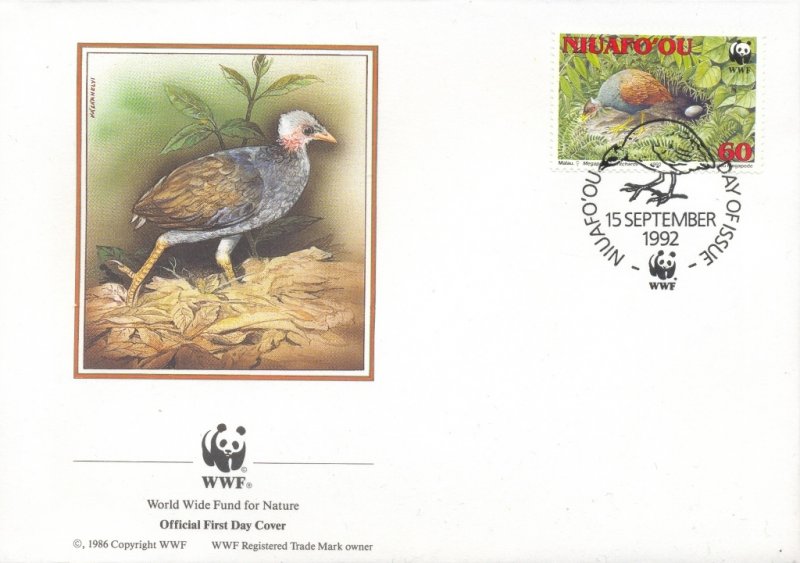 Niuafo'ou Scott #'s 152 - 155 FDC