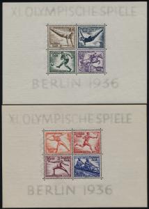 Germany B91-2 MNH Olympic Sports, Horse, Soccer, Athletics, Gymnastics