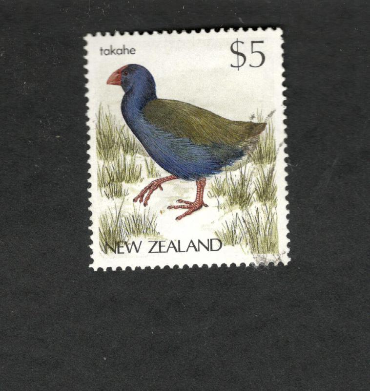 New Zealand SC #835 TAKAHE Bird  used stamp
