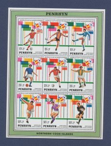 PENRHYN - Scott B19 - MNH S/S - Soccer World Cup - 1981