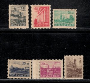 ESTONIA SC# NB1-6 FVF/MNH