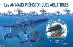 Togo 2019 MNH Aquatic Prehistoric Animals Stamps Eurypterus 1v S/S