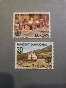 Stamps Spanish Andorra Scott #126-7 nh