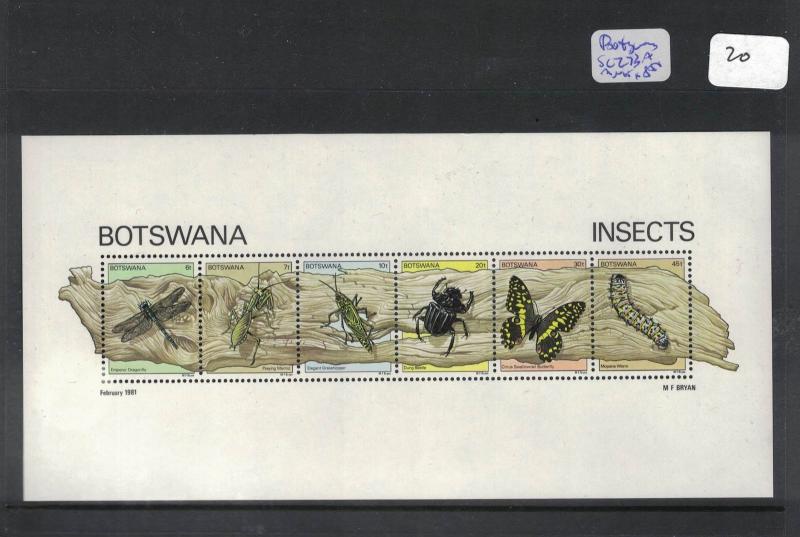 Botswana Butterfly Insects SC 273a MNH (19dpq)