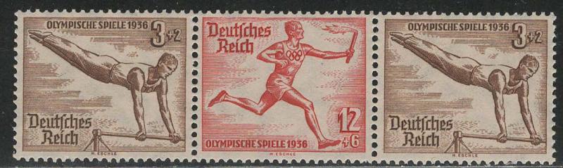 Germany Scott # B82 (2), B86, mint nh, se-tenant, Mi# W108