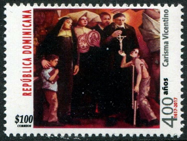 HERRICKSTAMP NEW ISSUES DOMINICAN REPUBLIC Sc.# 1625 Vincentian Charism