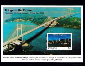 Micronesia Sc 256  Hong Kong Bridge 1997  MNH