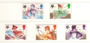 Great Britain Sc 1124-8 1985 Christmas stamp set mint NH