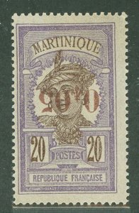 Martinique #115a Unused Single