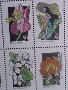 ​UNITED STATES- 1992 SC#2696a- 50 STATE WILD FLOWERS LARGE.-MNH FULL SHEET -VF