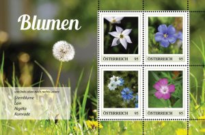 Austria 2024 MNH Stamps Souvenir Sheet Flowers