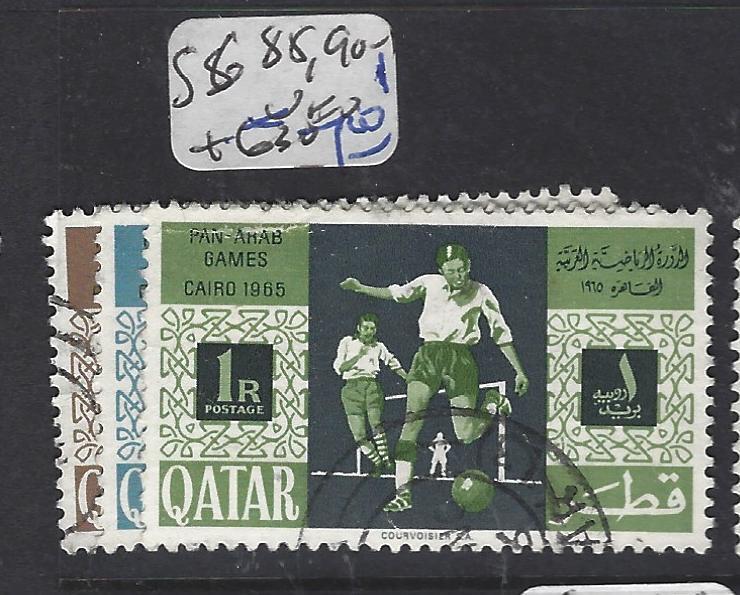 QATAR (P1501B)  SPORTS SG 85, 90-1   VFU