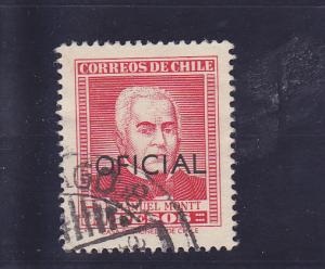 Chile  Scott#  O76  Used