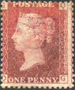 SG43 Plate 111 (QG) Mint (part original gum) Oxidised