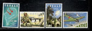 TUVALU SC# 633-36 FVF/MNH