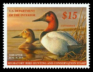 Scott RW81 2014 $15.00 Duck Stamp Mint VF OG NH Cat $40