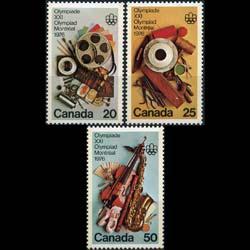 CANADA 1976 - Scott# 684-6 Olympics Set of 3 NH