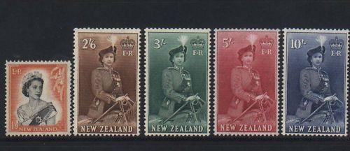 New Zealand #298a - #301a VF/NH Set