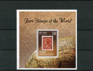 Bequia Grenadines St Vincent 2014 MNH Rare Stamps World 1v SS Bermuda Penny Rose