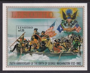 Lesotho 371 George Washington Souvenir Sheet MNH VF