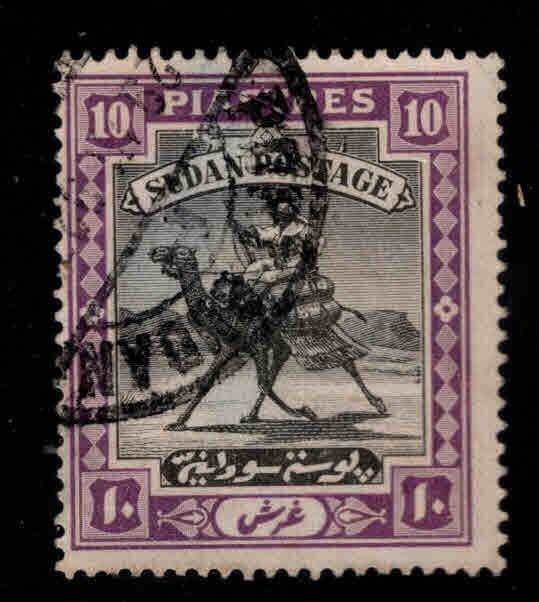 SUDAN Scott 27 Used Camel mail stamp 1911