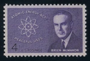 US Stamp #1200 Senator Brien McMahon 4c - PSE Cert - Gem 100 - MNH - SMQ $160.00