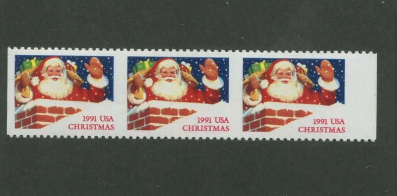 United States Postage Stamp #2579a MNH Strip of 3 IMPERF ERROR