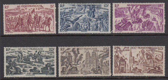 French West Africa C5-10 mint