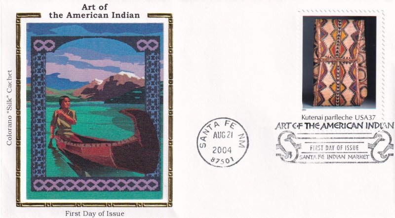 2004, American Indian Art, Colorano Silk, FDC (E12299)