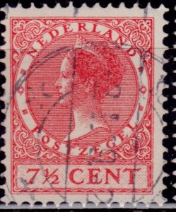 Netherlands 1928, Wilhemina, 7 1/2c, sc#175, used