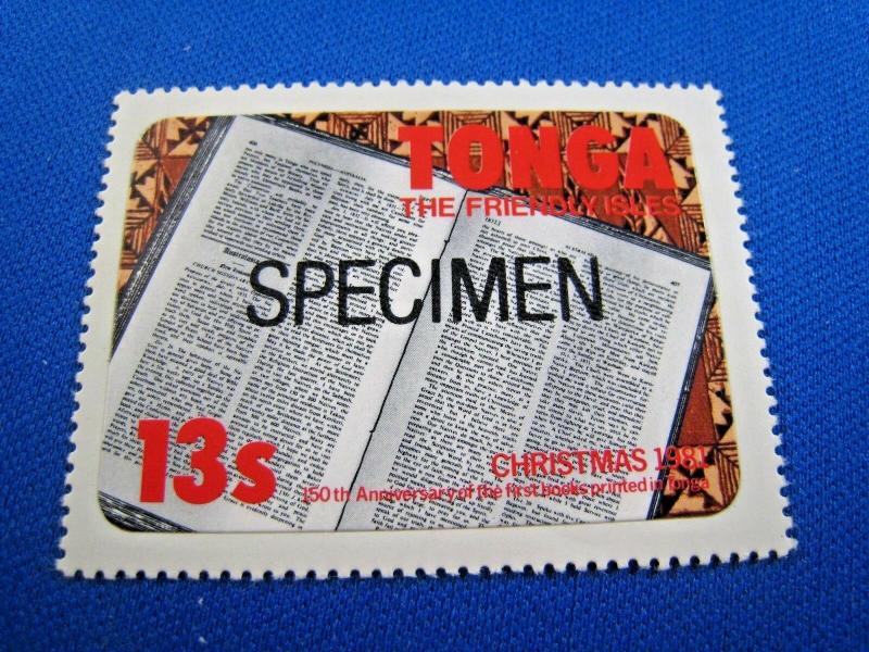 TONGA  -  SCOTT # 494  SPECIMEN  MNH      (gg) 