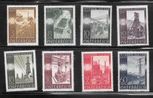 Austria #B199-B206 MNH Set of Singles Collection / Lot (My3)