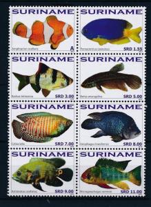 [SU1756] Suriname Surinam 2010 Marine Life Fish MNH