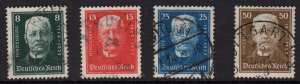 Germany Semi-Postal #B19-B22, used