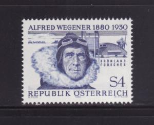 Austria 1169 Set MNH Alfred Wegner, Scientist (A)