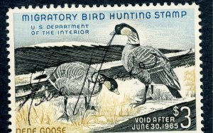 #RW31 – 1964 $3.00 Hawaiian Nene Geese. Used.