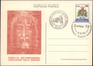 San Marino, Government Postal Card