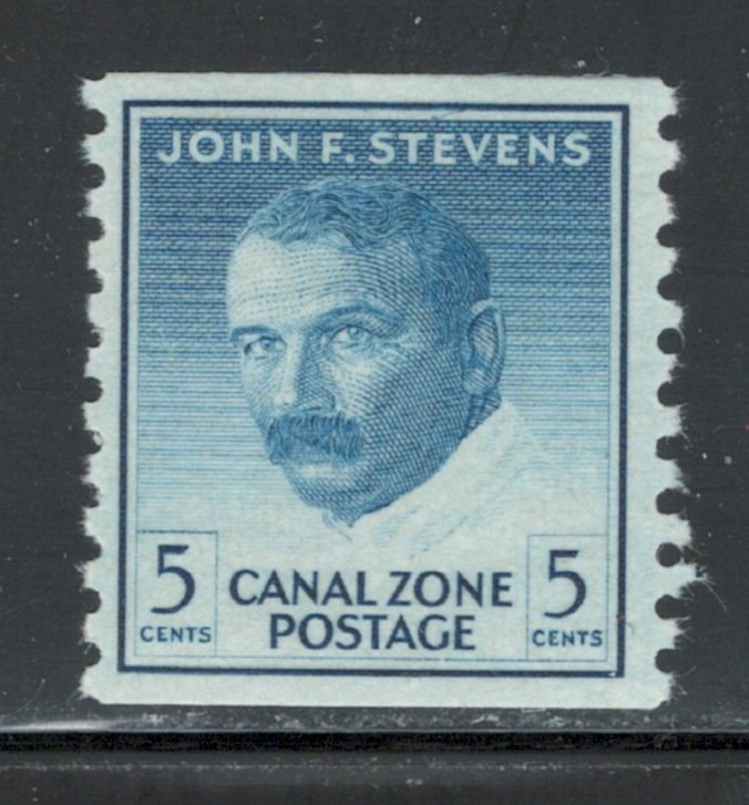 Canal Zone 1960 John Stevens 5c Coil Scott # 155 MNH