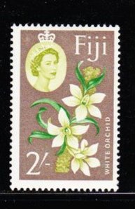 Album Treasures  Fiji Scott #  184  2sh Elizabeth White Orchids  Mint NH