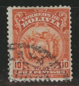 Bolivia Scott 121 Used first printing 1919-20 perf 12