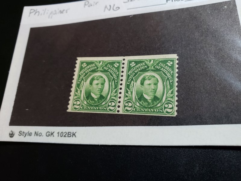 Philippines Scott #326 Pair Mint Never Hinged No gum