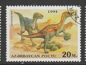 1994 Azerbaijan - Sc 448 - used VF - 1 single - Dinosaurs