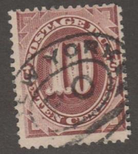 U.S. Scott #J19 Postage Due Stamp - Used Single