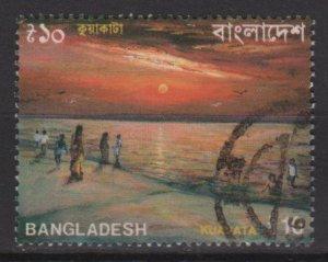 Bangladesh 1993 - Scott 438 used - 10t, Beach, Kuakata